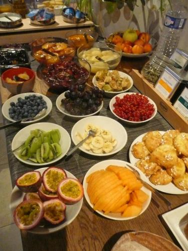 Mad på bed and breakfast-stedet eller i nærheden