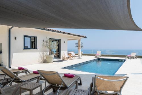 villa mare d'argentu - vue mer panoramique