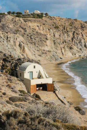 The Boat House by the sea