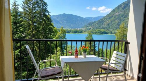 LB3 Seeblick Appartement Haus Landskron mit direktem Seezugnag am Ossiachersee