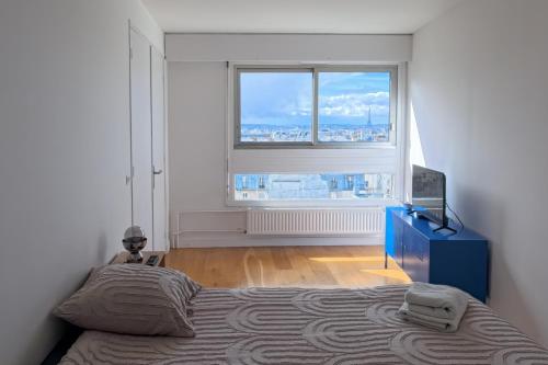 Loft 80m2 au 9ème étage avec ascenseur - Parking Gratuit - Vues panoramiques sur tout Paris
