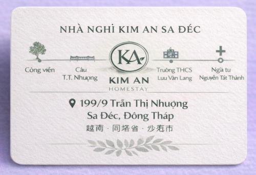 a visa card for a kiwi kiwi kiwi kkm at Kim An Sadec Garden House in Ấp Tân An (2)