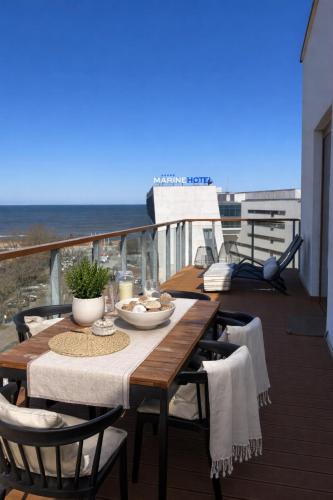 Luksusowy apartament z widokiem na morze
