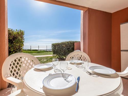 Studio 4 pers avec terrasse et parking privé, accès plage - FR-1-472A-282