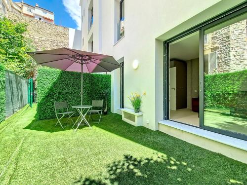 Nestor&Jeeves -JARDIN TERRACOTTA- Terrace, AC, Walk to beach