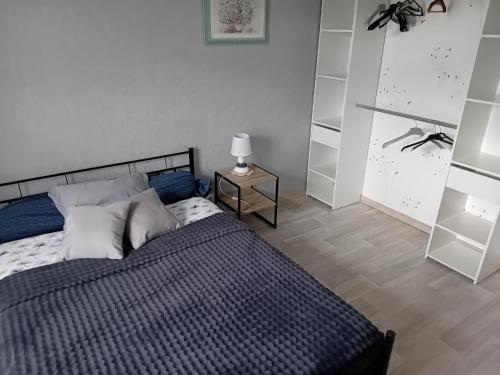 Llit o llits en una habitació de Les hortensias