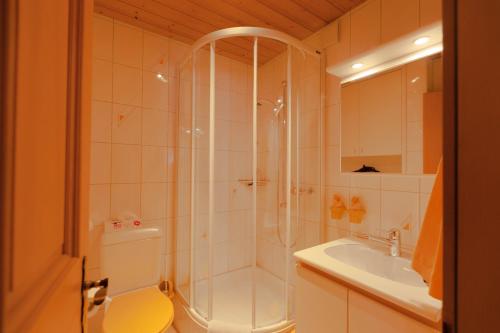 Chalet Schwendiboden tesisinde bir banyo