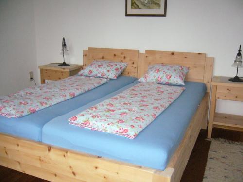 Ένα ή περισσότερα κρεβάτια σε δωμάτιο στο Staudachhof