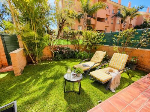 Marbella Dunas de Cabopino 2BR Apartment with Private Garden, Pool & Parking - Magnolia Properties