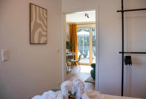 NobleNest Penthouse - Dachterrasse - offenes Bad