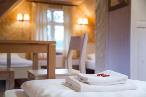 Posti Hostelにあるベッド