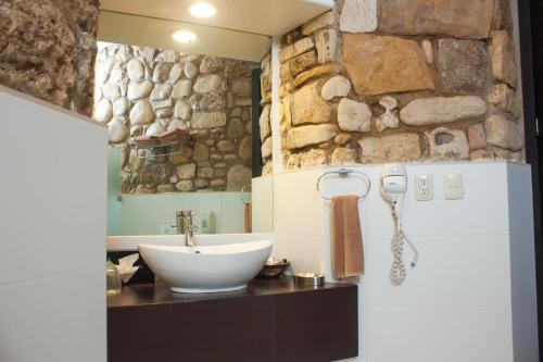 Koupelna v ubytování Hotel Nututun Palenque
