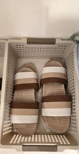 a refrigerator with three baskets of towels in it at #MyPawsomeGetaway, Fun Family Retreat, Tanah Rata, Cameron Highlands in Tanah Rata