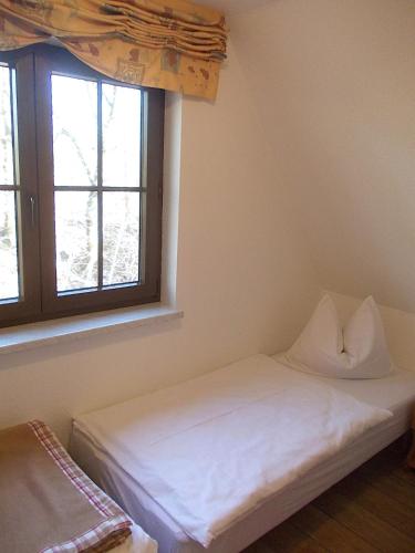 Llit o llits en una habitació de Finnhaus Luise