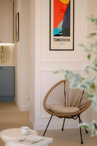 Apartment Marla tesisinde bir oturma alanı