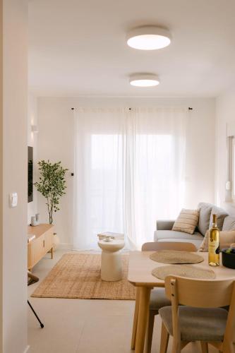 Apartment Marla tesisinde bir oturma alanı