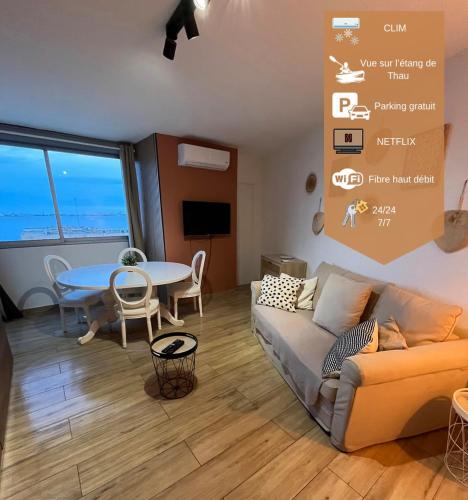 Joli appart/Vue étang/Clim /Wifi