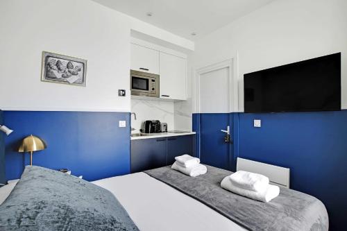 Serene cocoon for 2P with AC - Near Montmartre