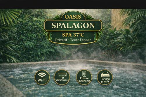 SpaLagon Jacuzzi Privé Chauffé 37 Proche Arena Parc Expo