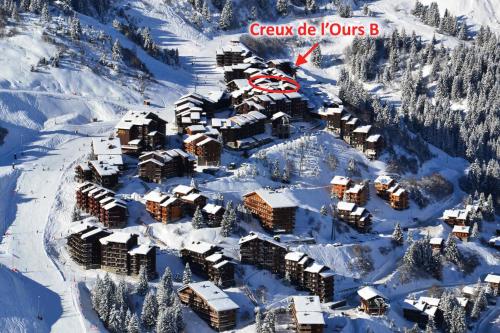 Résidence Creux De L Ours B - CHARMANT 3 PIÈCES DUPLEX - SKIS AUX PIEDS - VUE PISTES MAE-7654