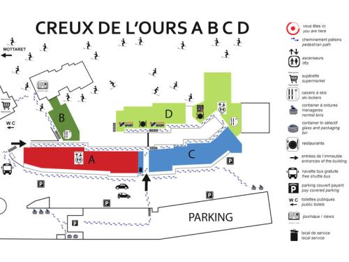 Résidence Creux De L Ours B - CHARMANT 3 PIÈCES DUPLEX - SKIS AUX PIEDS - VUE PISTES MAE-7654