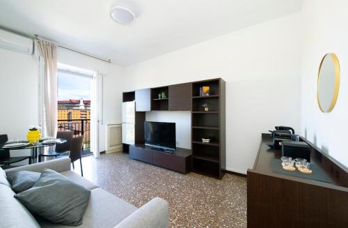 Charming Two-Room Apartment with View of San Siro Stadium Upper Floor
