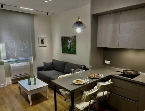 พื้นที่นั่งเล่นของ 1 bedroom Flat