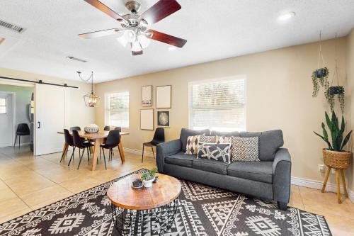 a living room with a couch and a table at 2403 Auburn Dr in Cocoa
