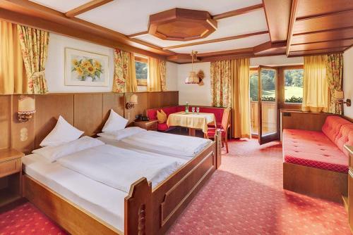 Krevet ili kreveti u jedinici u okviru objekta Berghofs B&B