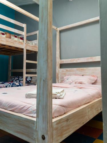 a couple of bunk beds in a room at Inuka Guest house in Nairobi
