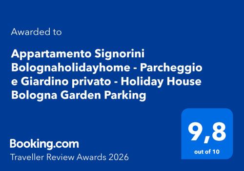 BHH BOLOGNA HOLIDAY HOME private Garden Reserved Parking -wwwbolognaholidayhomecom- house garden parking photo 9
