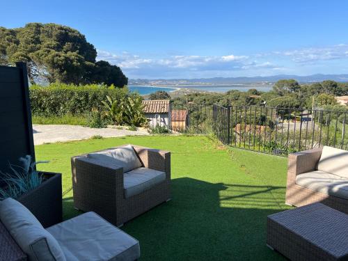 Studio Presqu'île de Giens vue mer