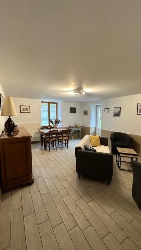 Zona d'estar a Gîte St Jean