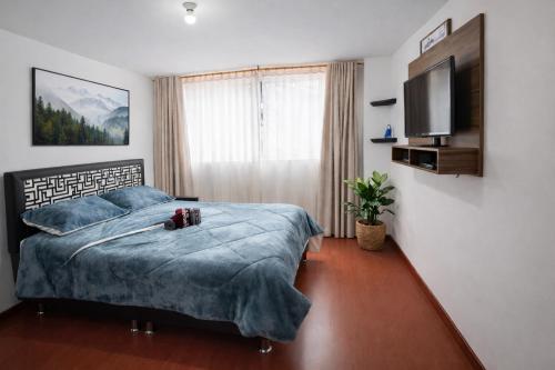 Gallery image of Apartaestudio céntrico y acogedor con cocina y WiFi Tunja in Tunja