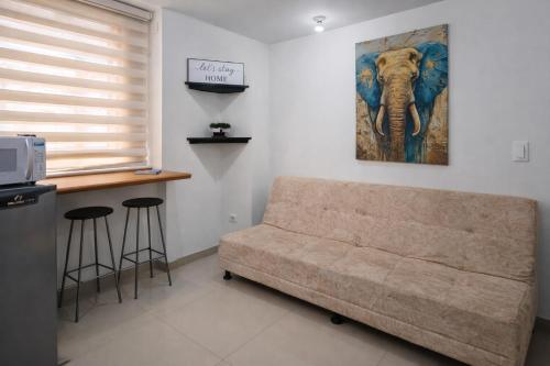 Gallery image of Apartaestudio céntrico y acogedor con cocina y WiFi Tunja in Tunja
