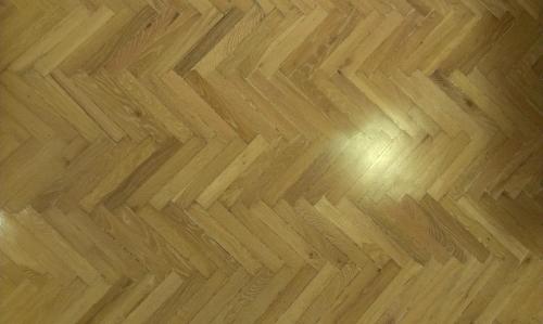 a close up of a wooden floor in a room at Budanest Apartments in Budapest