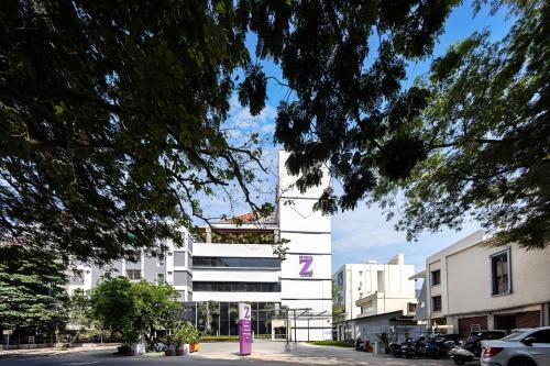 a building with a letter z on the side of it at Regenta Z Sunrise Gachibowli, Hyderabad in Kondapur