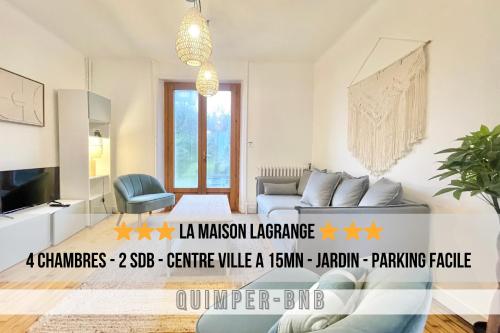 MAISON LAGRANGE - 4 chambres Quartier IUT Hôpital