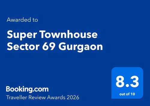 a screenshot of a phone screen with the super section at Super Townhouse Sector 69 Gurgaon in Gurgaon