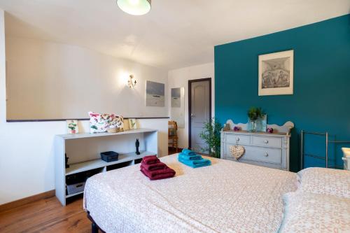 Krevet ili kreveti u jedinici u okviru objekta Joli Appartement à Claira