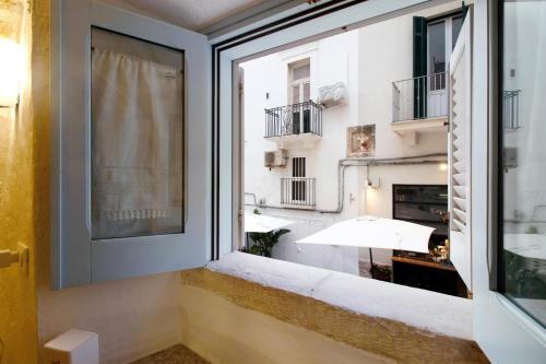 a view from a window of a building at Il Pescatore in Monopoli
