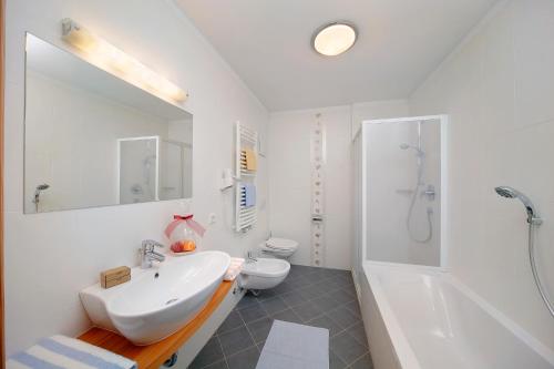Kylpyhuone majoituspaikassa Leitenhof