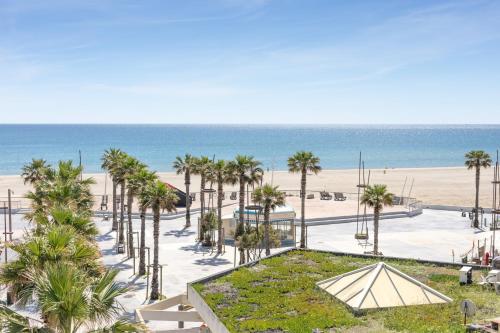 Appartement Canet plage front mer