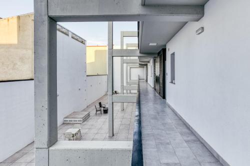 a view from the balcony of a building at Giuliano Superior 3 para 4 personas in Empuriabrava