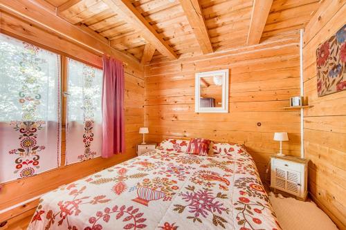 Llit o llits en una habitació de Villa compostelle