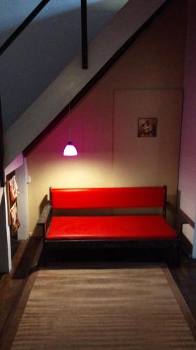 Гостиная зона в Austria Hostel & Pousada
