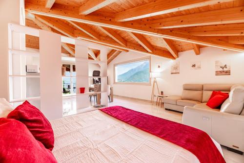 Llit o llits en una habitació de Piccola Orchidea