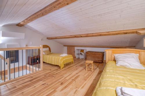 Llit o llits en una habitació de Les Echaunes