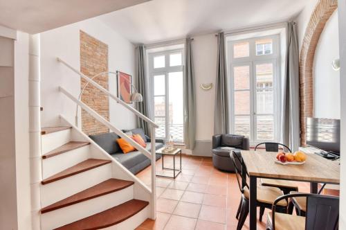 Duplex 5A - Vue sur Place du Capitole