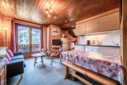 Køkken eller tekøkken på Chalet Arnica